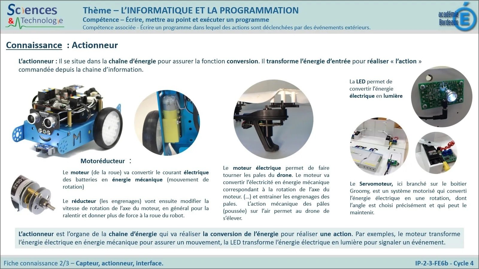 Capteurs actionneurs 2